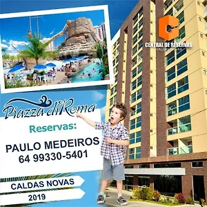 Piazza Diroma E Acesso Ao Clube Diroma Gratuito Apartamento Caldas Novas